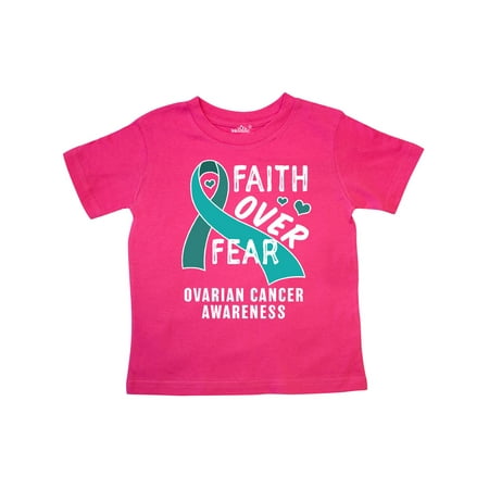 Inktastic Ovarian Cancer Awareness Faith Over Fear with Teal Ribbon Gift Toddler Boy or Toddler Girl T-Shirt
Inktastic Ovarian Cancer Awareness Faith Over Fear with Teal Ribbon Gift Toddler Boy or Toddler Girl T-Shirt