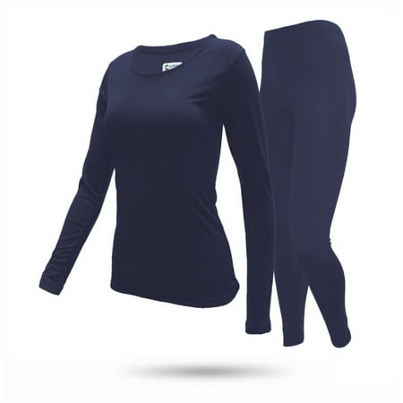 Women s Ultra-Soft Micro-Fleece Lined Thermal Base Layer Top & Legging Set Dark Blue 2XL
Women s Ultra-Soft Micro-Fleece Lined Thermal Base Layer Top & Legging Set Dark Blue 2XL