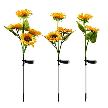 Solar Flower Lights|Sunflower Solar Lights Outdoor Waterproof|Garden Lights with 4 Sunflowers Solar Powered Fairy Lights for Outdoor Garden Patio Backyard
Solar Flower Lights|Sunflower Solar Lights Outdoor Waterproof|Garden Lights with 4 Sunflowers Solar Powered Fairy Lights for Outdoor Garden Patio Backyard
