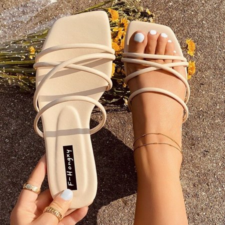 QWZNDZGR New Arrival Slippers Women Summer 2022 Korean Version New Square-Toe Flat-Heel Candy Color Fashion Outer Wear Sandals Slippers
QWZNDZGR New Arrival Slippers Women Summer 2022 Korean Version New Square-Toe Flat-Heel Candy Color Fashion Outer Wear Sandals Slippers