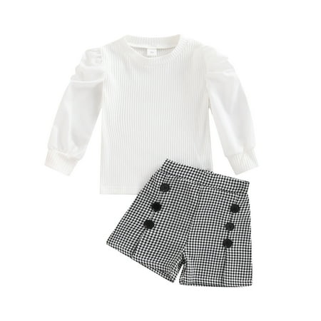 ZRBYWB Kids Toddler Baby Girls Clothes Autumn Winter Cotton Ribbed Long Sleeve Tops Shorts Outfits Clothes
ZRBYWB Kids Toddler Baby Girls Clothes Autumn Winter Cotton Ribbed Long Sleeve Tops Shorts Outfits Clothes