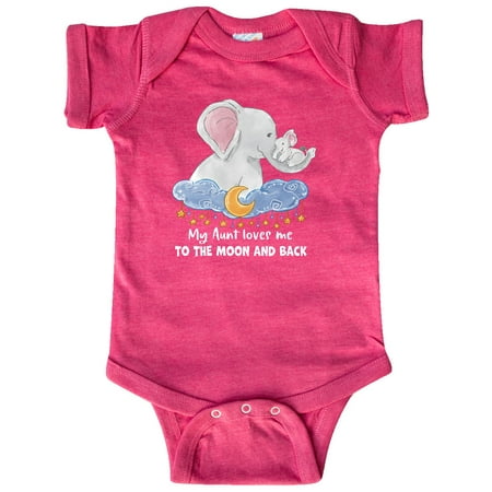 Inktastic My Aunt Loves me to the Moon and Back Elephant Family Gift Baby Boy or Baby Girl Bodysuit
Inktastic My Aunt Loves me to the Moon and Back Elephant Family Gift Baby Boy or Baby Girl Bodysuit