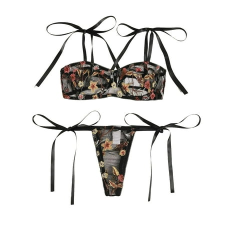 wendunide lingerie for women G-string Flowers Embroidery Embroidered Underwire Underwear Lingerie Bra Black L
wendunide lingerie for women G-string Flowers Embroidery Embroidered Underwire Underwear Lingerie Bra Black L