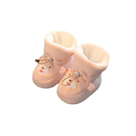 Kesitin Infant Baby Crib Shoes First Walkers Winter Bootie Plush Lining Ankle Boot Non-slip Cute Stay On Socks Indoor Prewalker Booties Pink 5C
Kesitin Infant Baby Crib Shoes First Walkers Winter Bootie Plush Lining Ankle Boot Non-slip Cute Stay On Socks Indoor Prewalker Booties Pink 5C