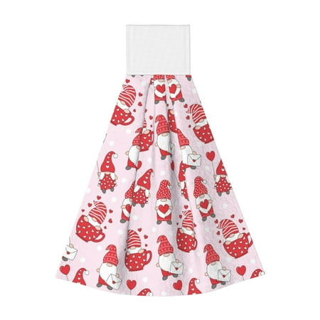 Kdxio Valentine Gnomes Hand Towel with Loop Hanging Towel Absorbent Tie Towels for Kitchen Tea Bar Bathroom Decor
Kdxio Valentine Gnomes Hand Towel with Loop Hanging Towel Absorbent Tie Towels for Kitchen Tea Bar Bathroom Decor