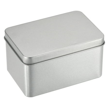 Uxcell 4.21 x 2.87 x 2.36 Tin Box Empty Storage Containers with Lids Tinplate Silver Tone 4pcs
Uxcell 4.21 x 2.87 x 2.36 Tin Box Empty Storage Containers with Lids Tinplate Silver Tone 4pcs