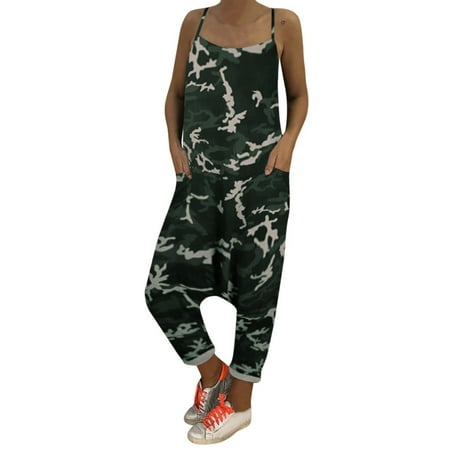 Baycosin Jumpsuits for Women Summer Print Camouflage Loose Rompers V-neck Herem Pants Sport Slacks
Baycosin Jumpsuits for Women Summer Print Camouflage Loose Rompers V-neck Herem Pants Sport Slacks