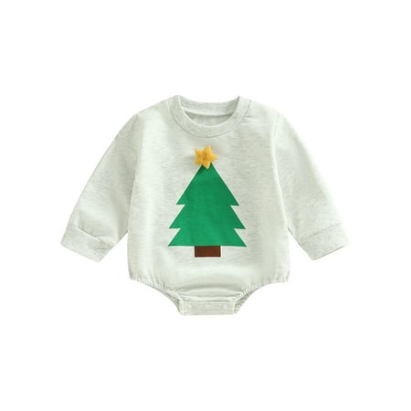 Emmababy Graphic Print Long Sleeve Bodysuit for Babies Christmas-themed Round Neck Romper
Emmababy Graphic Print Long Sleeve Bodysuit for Babies Christmas-themed Round Neck Romper
