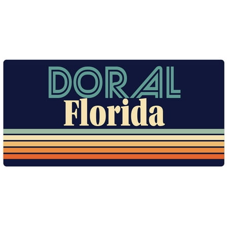 Doral Florida 5 x 2.5-Inch Fridge Magnet Retro Design
