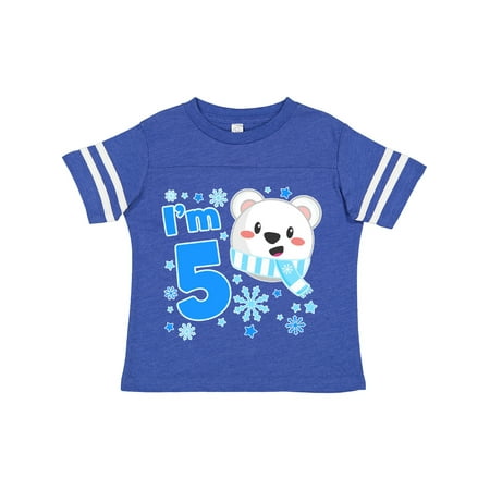 Inktastic I m Five- Cute Polar Bear Fifth Birthday Gift Toddler Boy or Toddler Girl T-Shirt
Inktastic I m Five- Cute Polar Bear Fifth Birthday Gift Toddler Boy or Toddler Girl T-Shirt