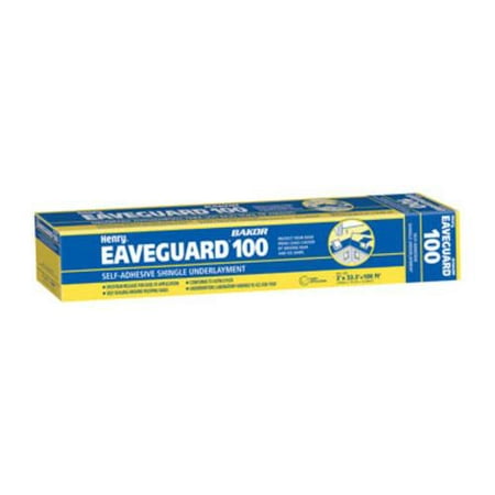 Henry HE740915 Eaveguard 100 Self-Adhesive Shingle Underlayment 3 X33.3