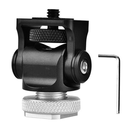 Ekeka New Arrivals Angle Adjustable Ball Head Photography Mini Hot Shoe Mount Tools 1/4 Inch Screw
Ekeka New Arrivals Angle Adjustable Ball Head Photography Mini Hot Shoe Mount Tools 1/4 Inch Screw