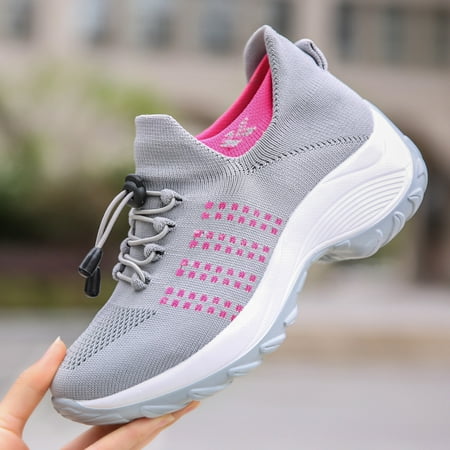 Women‘s Platform Knit Sneakers Breathable Lace Up Low Top Casual Shoes Women‘s Sport Funning Shoes
Women‘s Platform Knit Sneakers Breathable Lace Up Low Top Casual Shoes Women‘s Sport Funning Shoes