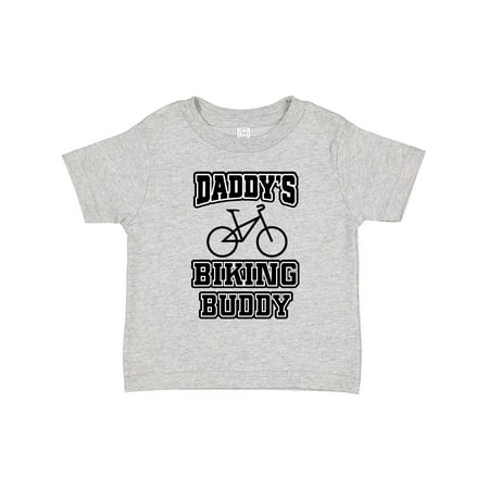 Inktastic Daddys Biking Buddy Gift Toddler Boy or Toddler Girl T-Shirt
