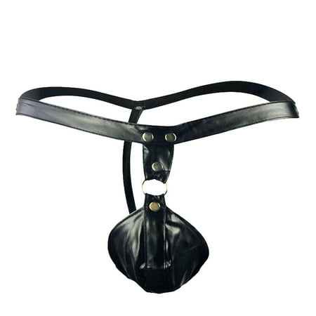 AnuirheiH Men s Lingerie Sexy Underwear Faux Leather Low-waist Thong T Pants PerforMen s Lingeriece Pants Clearance 
AnuirheiH Men s Lingerie Sexy Underwear Faux Leather Low-waist Thong T Pants PerforMen s Lingeriece Pants Clearance