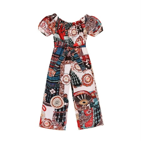 

KI-8jcuD Baby Jumpsuit Children Summer New Girls Ethnic Jumpsuit Rompers With Pants For Girls Rompers 18 Months Baby Girl Floral Dress Toddler Girl Jumpsuits Romper For Toddler Girl Baby Girl Floral