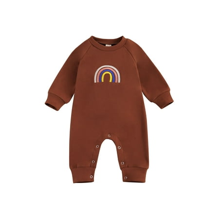 Mioliknya Children s Romper Rainbow Pattern Crew Neck Long Sleeve Toddler One-piece Jumpsuit
Mioliknya Children s Romper Rainbow Pattern Crew Neck Long Sleeve Toddler One-piece Jumpsuit