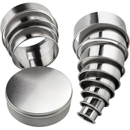 GYTY Round Cookie Cutters Biscuit Cutter Set - 12 Pcs Stainless Steel Circle Cookie Cutters Round Shapes Cookie Cutters for Baking Round Set for pastry cutter Donut Cutter dough cutter Ring Mold
GYTY Round Cookie Cutters Biscuit Cutter Set - 12 Pcs Stainless Steel Circle Cookie Cutters Round Shapes Cookie Cutters for Baking Round Set for pastry cutter Donut Cutter dough cutter Ring Mold