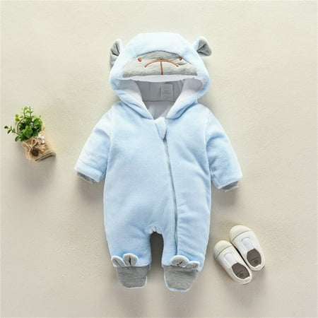 Baby Girl Boy Cute Cartoon Bear Ear Coat Footed Hooded Zipper Romper Warm Romper Jumpsuit Jacket Outwear Outfits
Baby Girl Boy Cute Cartoon Bear Ear Coat Footed Hooded Zipper Romper Warm Romper Jumpsuit Jacket Outwear Outfits