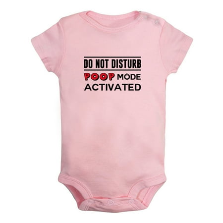 Do Not Disturb Poop Mode Activated Funny Rompers For Babies Newborn Baby Unisex Bodysuits Infant Jumpsuits Toddler 0-12 Months Kids One-Piece Oufits (Pink 0-6 Months)
Do Not Disturb Poop Mode Activated Funny Rompers For Babies Newborn Baby Unisex Bodysuits Infant Jumpsuits Toddler 0-12 Months Kids One-Piece Oufits (Pink 0-6 Months)