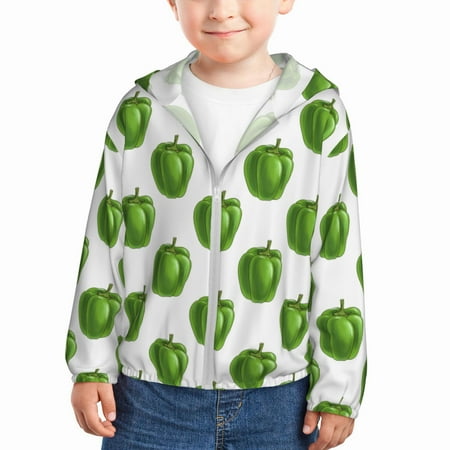 Sun Hoodie for Kids cartoon Bell Pepper Long Sleeve Swim Fishing Shirts Sun Protection Zip Up Jacket Clothing Athletic Hoodie
Sun Hoodie for Kids cartoon Bell Pepper Long Sleeve Swim Fishing Shirts Sun Protection Zip Up Jacket Clothing Athletic Hoodie