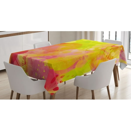 Pastel Tablecloth Nature Inspired Watercolor Paintbrush Spring Yard Psychedelic Artwork Rectangular Table Cover for Dining Room Kitchen 52 X 70 Inches Pink Apple Green Marigold by Ambesonne
Pastel Tablecloth Nature Inspired Watercolor Paintbrush Spring Yard Psychedelic Artwork Rectangular Table Cover for Dining Room Kitchen 52 X 70 Inches Pink Apple Green Marigold by Ambesonne
