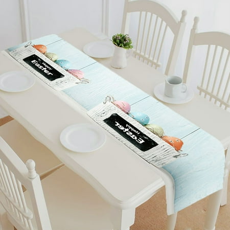ABPHQTO Easter Eggs Blue Wooden Table Runner Placemat Tablecloth For Home Decor 14x72 Inch
ABPHQTO Easter Eggs Blue Wooden Table Runner Placemat Tablecloth For Home Decor 14x72 Inch