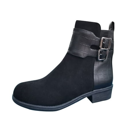 Buckle Belt Boots Shoes Fashion Toe Low-barrel Women s Pointed Solid Mid-heel Boots Ankle Color women s boots
Buckle Belt Boots Shoes Fashion Toe Low-barrel Women s Pointed Solid Mid-heel Boots Ankle Color women s boots