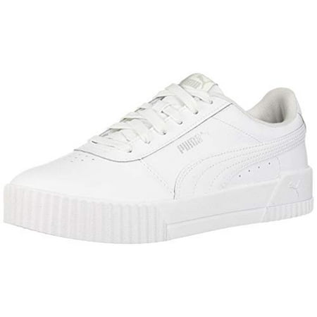 PUMA Women s CARINA Shoe puma white-puma white-puma silver 7.5 M US