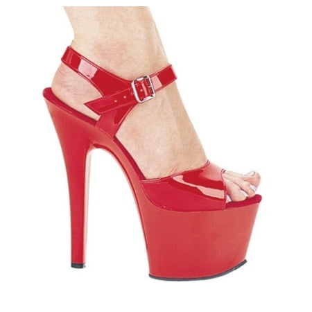 

Ellie Shoes 7 Heel Sandal 711-Flirt Black/Black Red/Red White/White