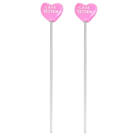 2pcs Stainless Steel Cake Tester Chic Biscuits Baking Test Needle DIY Baking Tool for Cake Bread Muffin Testing (Heart
2pcs Stainless Steel Cake Tester Chic Biscuits Baking Test Needle DIY Baking Tool for Cake Bread Muffin Testing (Heart