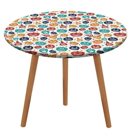 Bybiment Round Fitted Tablecloth with Elastic Edge Funny Halloween Pumpkins Decorative Tablecloth Table Cover 51 Inch
Bybiment Round Fitted Tablecloth with Elastic Edge Funny Halloween Pumpkins Decorative Tablecloth Table Cover 51 Inch