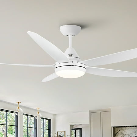 Ceiling Fan DFITO 56 Ceiling Fan with Light 6 Speed Modern Indoor Ceiling Fans 5 Blades Reverse Airflow Black
Ceiling Fan DFITO 56 Ceiling Fan with Light 6 Speed Modern Indoor Ceiling Fans 5 Blades Reverse Airflow Black