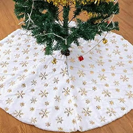 59inch Christmas Tree Skirt Faux Fur Tree Skirt Snowflake Super Soft Thick Plush for Xmas Decor
59inch Christmas Tree Skirt Faux Fur Tree Skirt Snowflake Super Soft Thick Plush for Xmas Decor