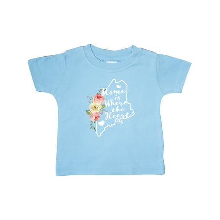 Inktastic Maine Home is Where the Heart is with Watercolor Floral Gift Baby Boy or Baby Girl T-Shirt
Inktastic Maine Home is Where the Heart is with Watercolor Floral Gift Baby Boy or Baby Girl T-Shirt
