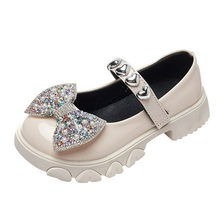 NECHOLOGY Sandals Girls Size 4 Girls Small Leather Shoes Single Shoes Princess Shoes Sandals Flower Bow Kids Thong Sandal White 10.5 Years
NECHOLOGY Sandals Girls Size 4 Girls Small Leather Shoes Single Shoes Princess Shoes Sandals Flower Bow Kids Thong Sandal White 10.5 Years
