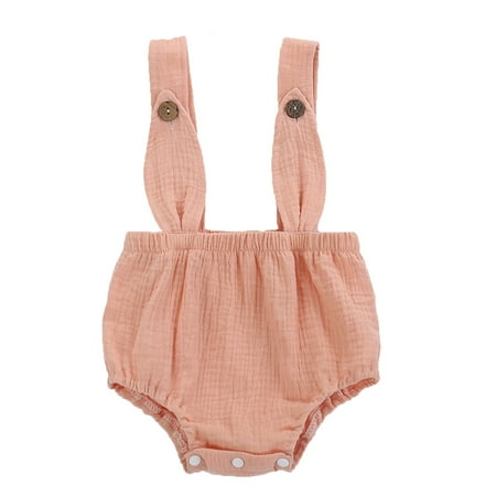 TAIAOJING Baby Romper Girls Boys Bunny Jumpsuit Clothes Solid Ear Button Girls Romper&Jumpsuit One Piece Outfits 9-12 Months
TAIAOJING Baby Romper Girls Boys Bunny Jumpsuit Clothes Solid Ear Button Girls Romper&Jumpsuit One Piece Outfits 9-12 Months