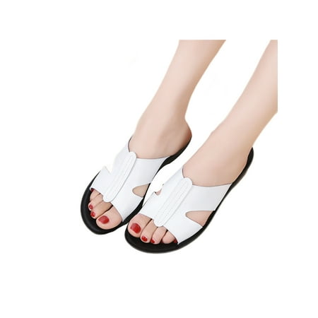 Wazshop Ladies Slides Slip On Flat Sandals Open Toe Slippers Lightweight Backless Slide Sandal Women s Shoes Low Wedge Soft White 5.5
Wazshop Ladies Slides Slip On Flat Sandals Open Toe Slippers Lightweight Backless Slide Sandal Women s Shoes Low Wedge Soft White 5.5