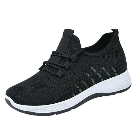 TOYFUNNY Womens Flyknit Mesh Breathable Sneakers Running Shoes
TOYFUNNY Womens Flyknit Mesh Breathable Sneakers Running Shoes