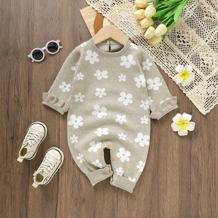 XZZjjl Knit Romper Floral Print Cotton Long Sleeve Boy Ruffle Sweater Clothes Jumpsuit Dress First Birthday Shirt 9 Months Dress Romper with Snaps First Birthday
XZZjjl Knit Romper Floral Print Cotton Long Sleeve Boy Ruffle Sweater Clothes Jumpsuit Dress First Birthday Shirt 9 Months Dress Romper with Snaps First Birthday
