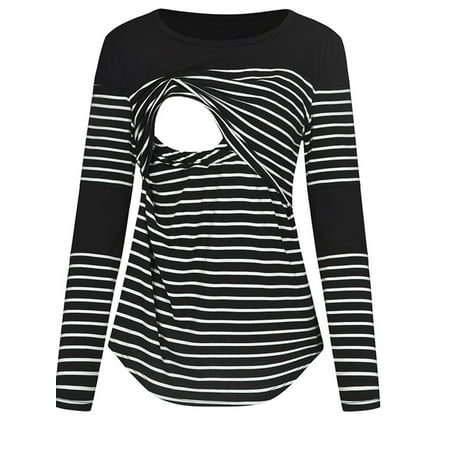 Niuer Women Maternity Tops Tunic T Shirts Long Sleeve Pregnancy Nursing Clothes
Niuer Women Maternity Tops Tunic T Shirts Long Sleeve Pregnancy Nursing Clothes