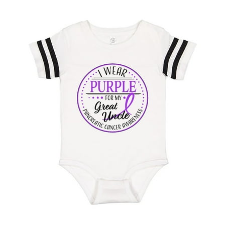 Inktastic I Wear Purple for my Great Uncle- Pancreatic Cancer Awareness Gift Baby Boy or Baby Girl Bodysuit
Inktastic I Wear Purple for my Great Uncle- Pancreatic Cancer Awareness Gift Baby Boy or Baby Girl Bodysuit