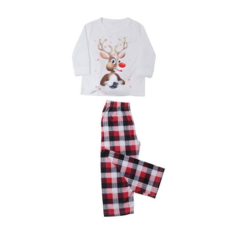 MIDCKE Matching Christmas Pjs for Family Funny Xmas Deer Print Long Sleeve Tops and Pants Matching Jammies for Family Xmas Sleepwear Set
MIDCKE Matching Christmas Pjs for Family Funny Xmas Deer Print Long Sleeve Tops and Pants Matching Jammies for Family Xmas Sleepwear Set