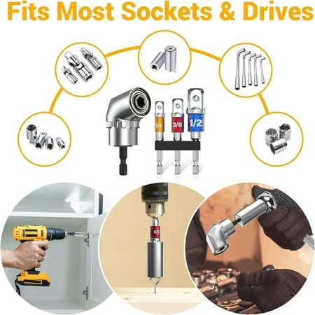 Gift Idea: Unique Cool and Innovative Power Hand Gadgets for Men - Convenient Handy Set of Socket Adapter Tools for Fun Christmas Stocking Stuffers - Extension Drill Adapter with 1/4 3/
Gift Idea: Unique Cool and Innovative Power Hand Gadgets for Men - Convenient Handy Set of Socket Adapter Tools for Fun Christmas Stocking Stuffers - Extension Drill Adapter with 1/4 3/
