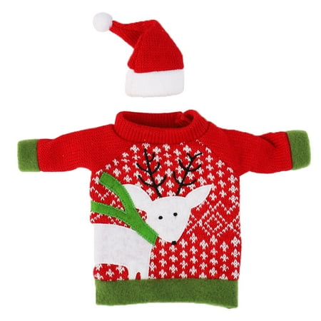 HEMOTON 1Pc Wine Bottle Cover Christmas Sweater Bag Ornament Wine Bottle Bag Party Decor
HEMOTON 1Pc Wine Bottle Cover Christmas Sweater Bag Ornament Wine Bottle Bag Party Decor