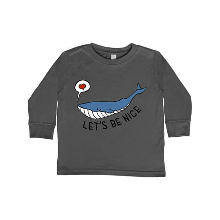 Inktastic Let s Be Nice: Beatrice the whale Gift Toddler Boy or Toddler Girl Long Sleeve T-Shirt
Inktastic Let s Be Nice: Beatrice the whale Gift Toddler Boy or Toddler Girl Long Sleeve T-Shirt