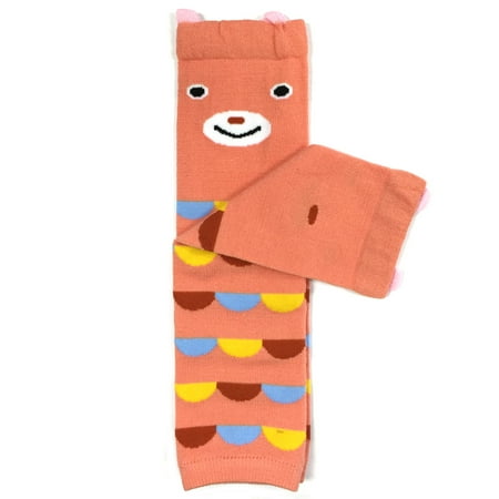 Wrapables® Adorable Designs Baby Leg Warmers O/S Bear and Dots