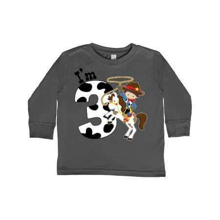 Inktastic I m Three-cowboy riding horse birthday Gift Toddler Boy Girl Long Sleeve T-Shirt
Inktastic I m Three-cowboy riding horse birthday Gift Toddler Boy Girl Long Sleeve T-Shirt