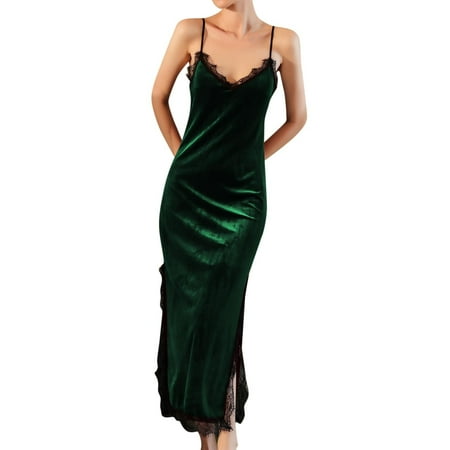 wendunide dresses for women 2023 Autumn And Winter New Deep V Velvet Lace Pajamas Private Room Sling Pajamas Long Home Clothes Set Issued 137 Green
wendunide dresses for women 2023 Autumn And Winter New Deep V Velvet Lace Pajamas Private Room Sling Pajamas Long Home Clothes Set Issued 137 Green