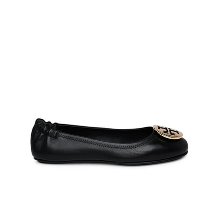 Tory Burch Woman Black Leather Claire Ballet Flats